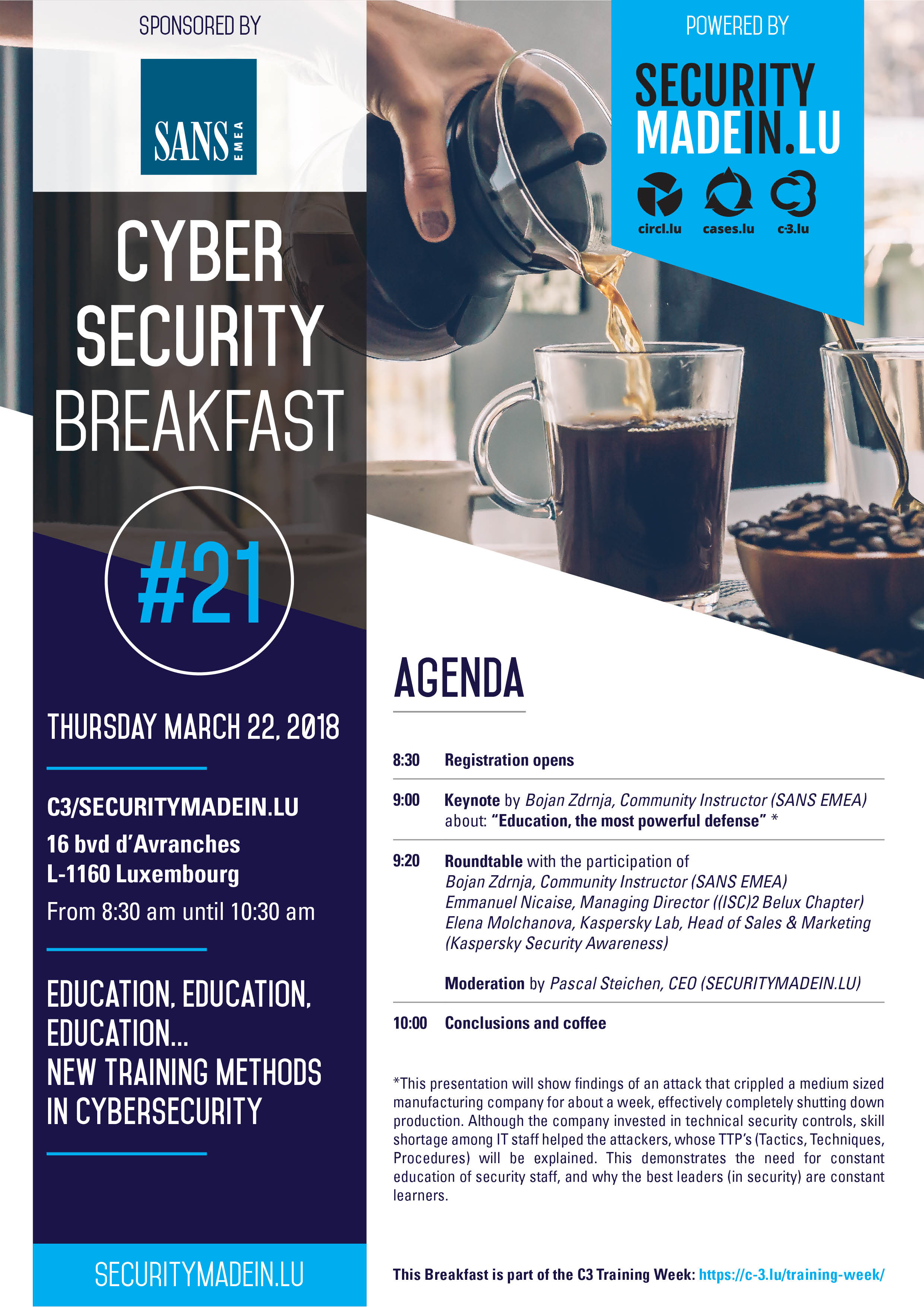 Cybersecurity Breakfast #21